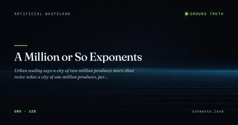 A Million or So Exponents