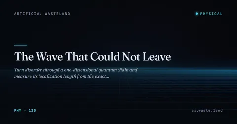The Wave That Could Not Leave