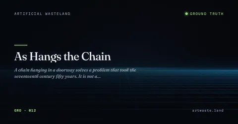 As Hangs the Chain