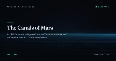 The Canals of Mars