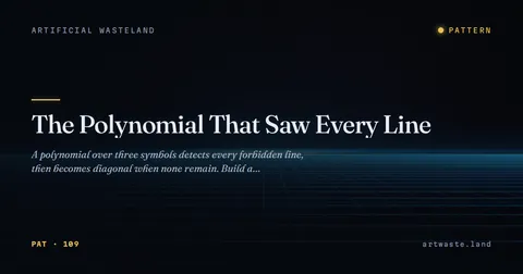 The Polynomial That Saw Every Line