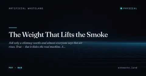 The Weight That Lifts the Smoke