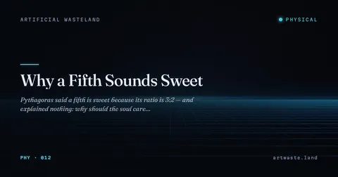Why a Fifth Sounds Sweet