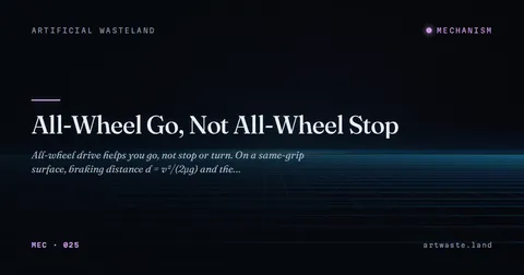 All-Wheel Go, Not All-Wheel Stop