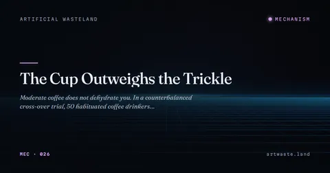 The Cup Outweighs the Trickle