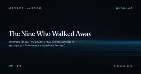 The Nine Who Walked Away