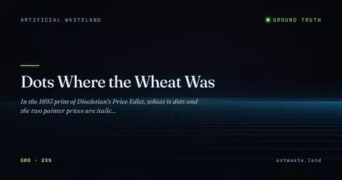 Dots Where the Wheat Was
