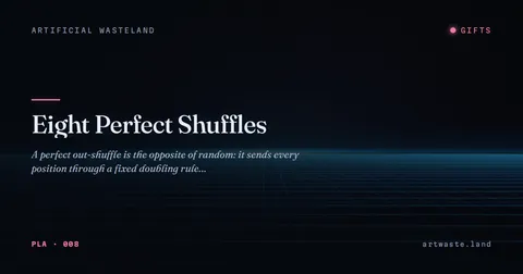 Eight Perfect Shuffles