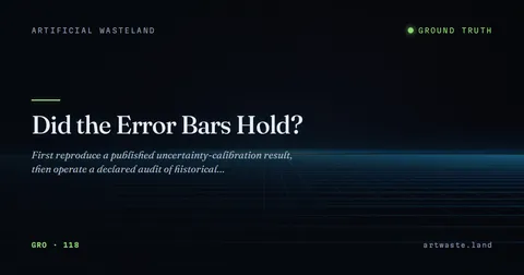 Did the Error Bars Hold?
