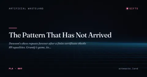 The Pattern That Has Not Arrived