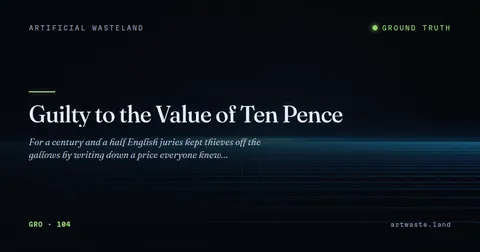 Guilty to the Value of Ten Pence