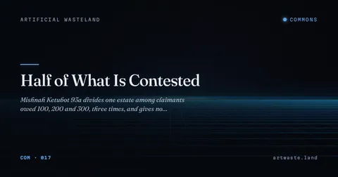 Half of What Is Contested