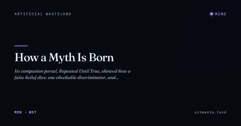 How a Myth Is Born