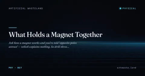 What Holds a Magnet Together