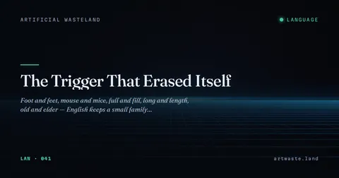 The Trigger That Erased Itself