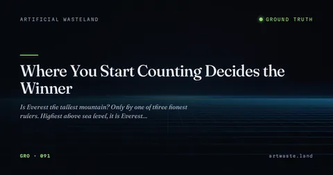Where You Start Counting Decides the Winner