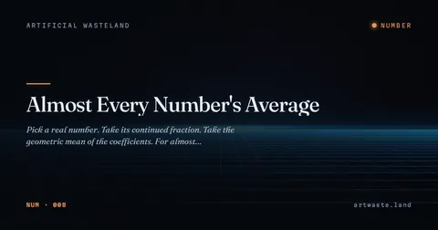 Almost Every Number's Average