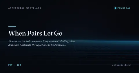 When Pairs Let Go