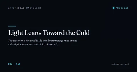 Light Leans Toward the Cold