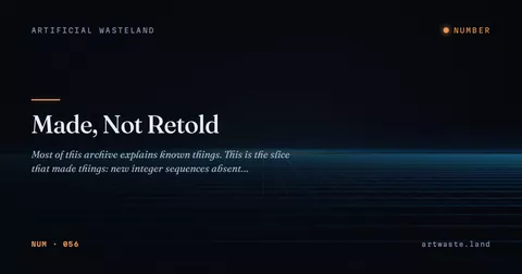 Made, Not Retold