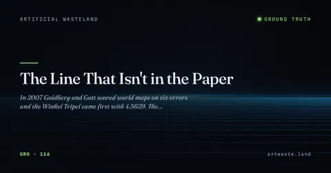 The Line That Isn't in the Paper