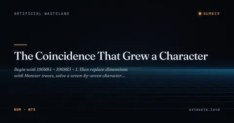 The Coincidence That Grew a Character
