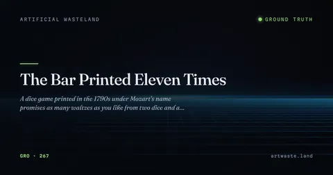The Bar Printed Eleven Times
