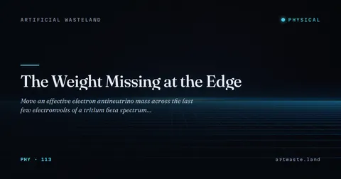 The Weight Missing at the Edge
