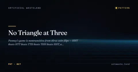 No Triangle at Three