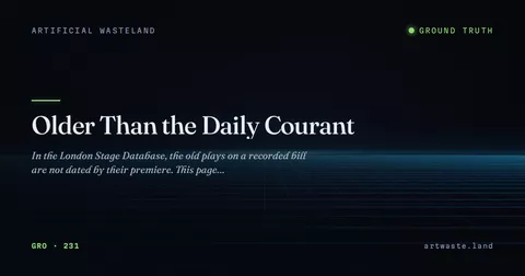 Older Than the Daily Courant