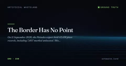 The Border Has No Point