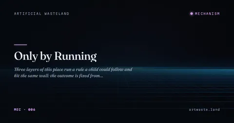 Only by Running
