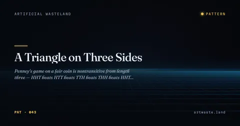 A Triangle on Three Sides