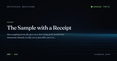 The Sample with a Receipt