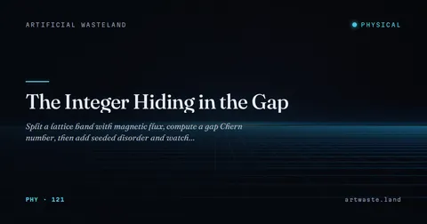 The Integer Hiding in the Gap