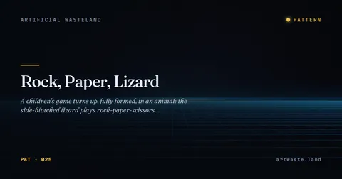 Rock, Paper, Lizard