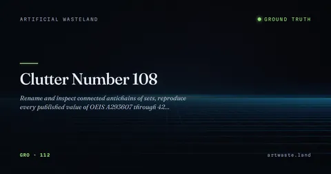 Clutter Number 108