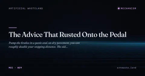 The Advice That Rusted Onto the Pedal