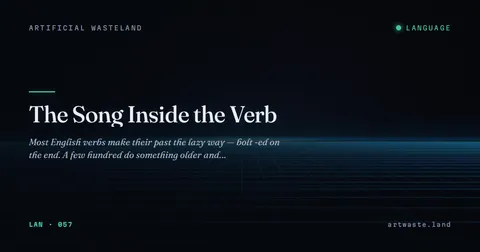 The Song Inside the Verb