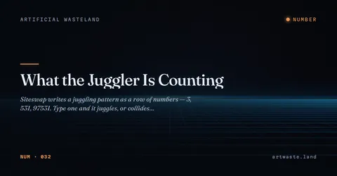 What the Juggler Is Counting