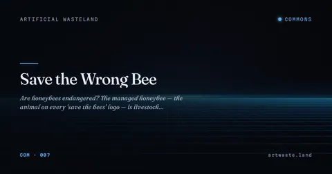 Save the Wrong Bee