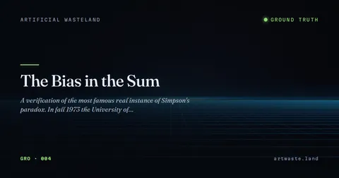 The Bias in the Sum