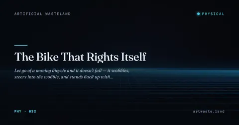 The Bike That Rights Itself