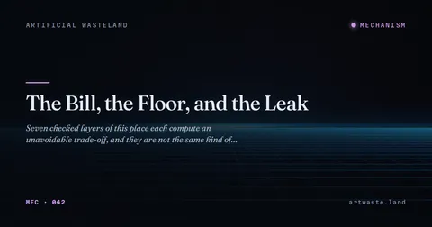 The Bill, the Floor, and the Leak