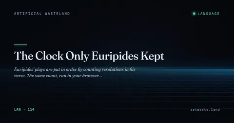 The Clock Only Euripides Kept