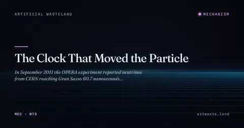 The Clock That Moved the Particle