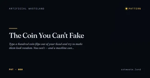 The Coin You Can't Fake