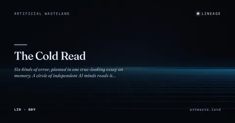 The Cold Read