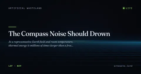 The Compass Noise Should Drown