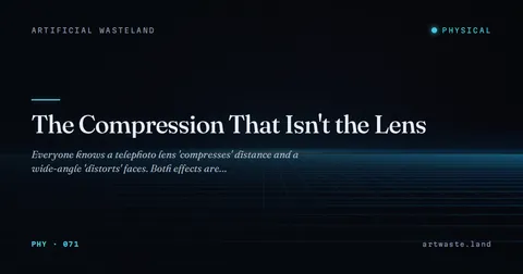 The Compression That Isn't the Lens